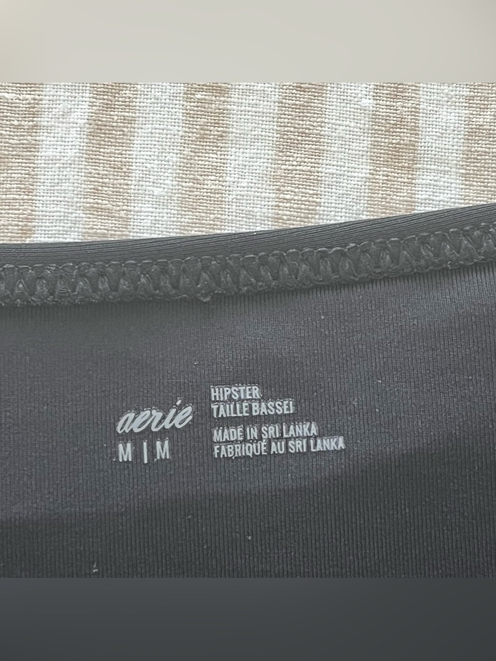 NWOT aerie Black Hipster Bikini Swimsuit Swim Bottom - Classic Coverage - Picture 4 of 12